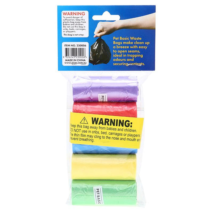 Dog Clean Up Refill Bags 5 Rolls