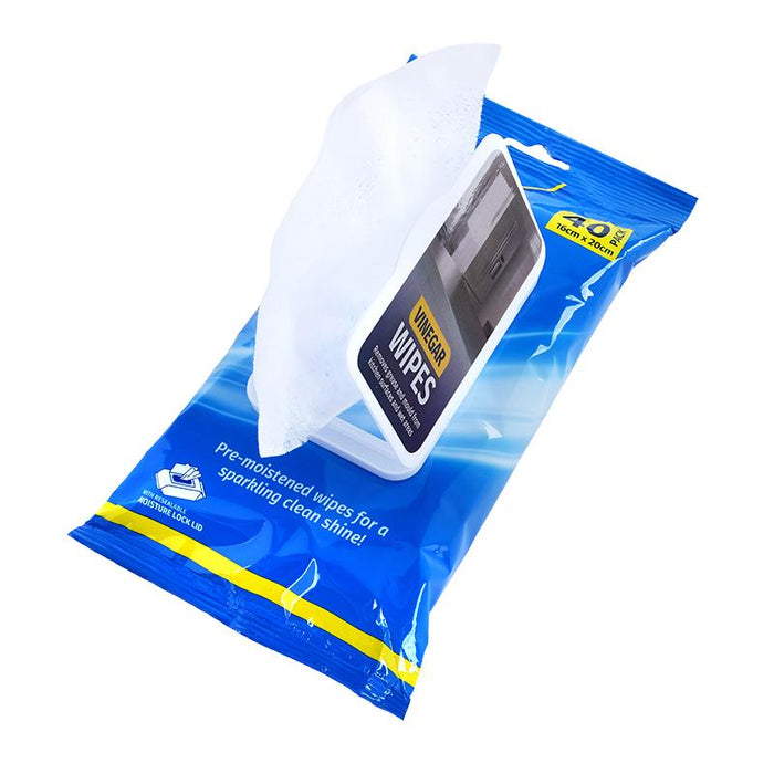 Cleaning Vinegar Wet Wipes 40PK