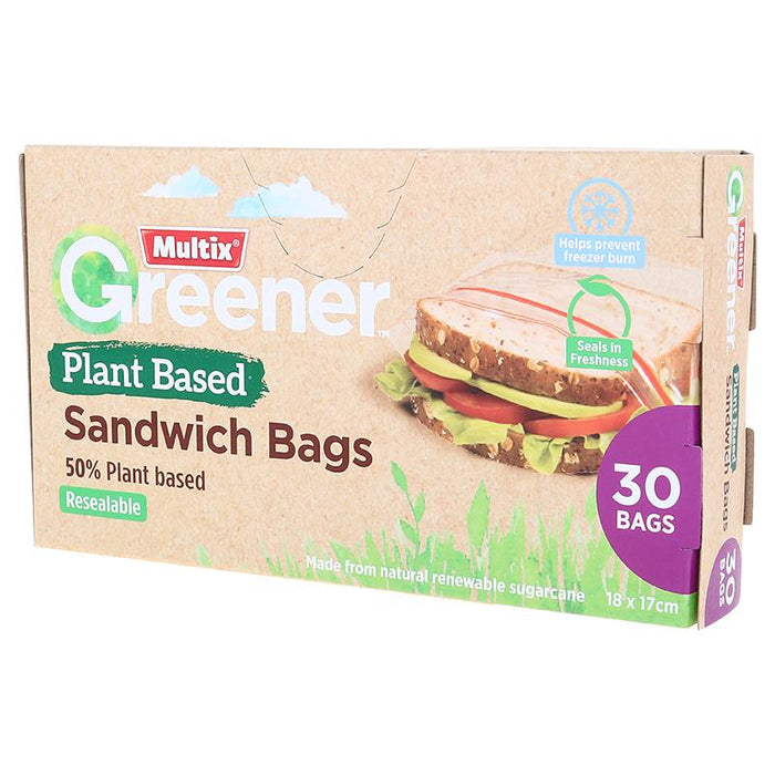 Multix Resealable Sandwich Bags 30PK