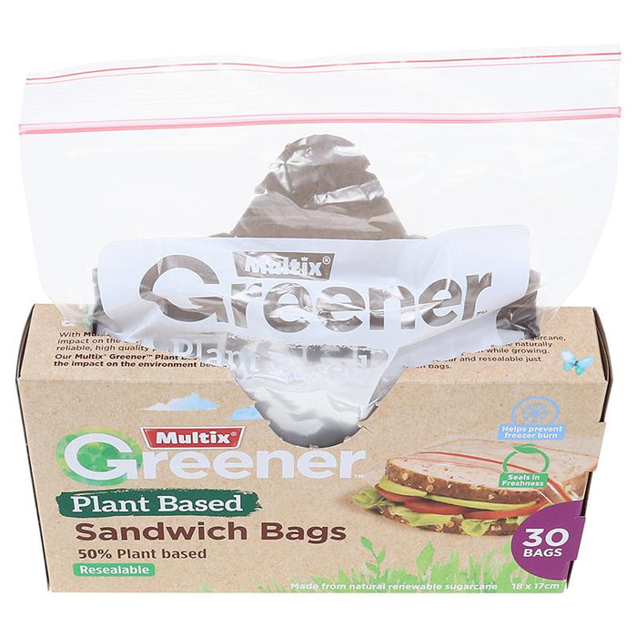 Multix Resealable Sandwich Bags 30PK