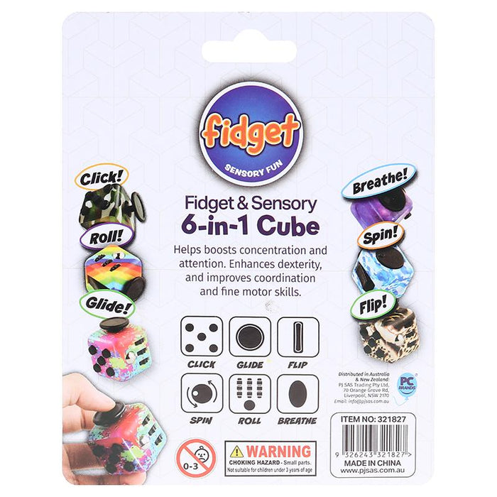 Fidget Cube Tie - Dye