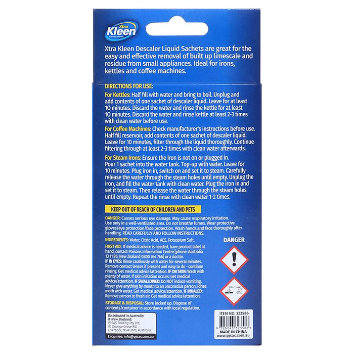 Descaler Liquid Sachets 4PK