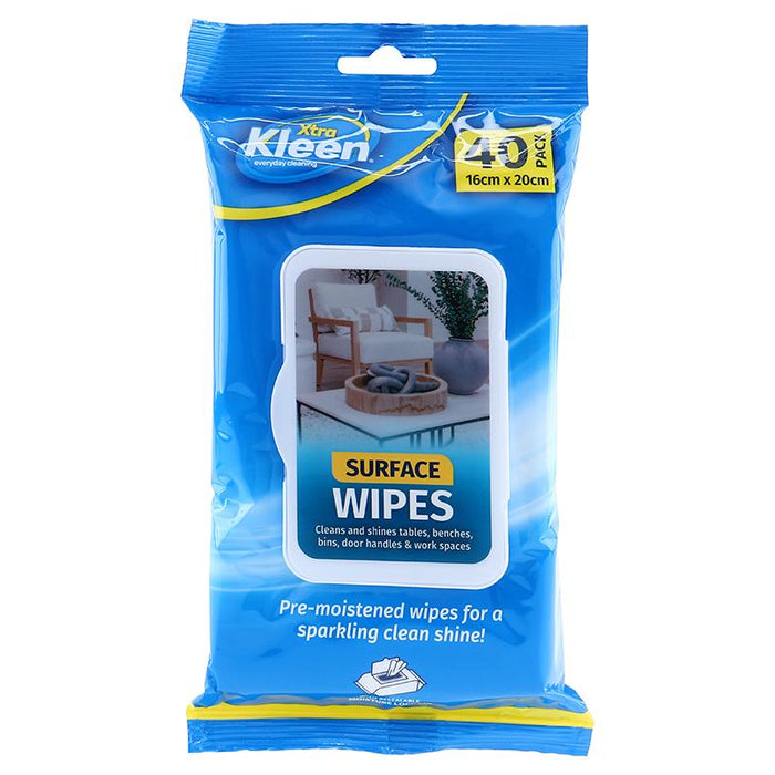 Cleaning Surface Wet Wipes 40PK