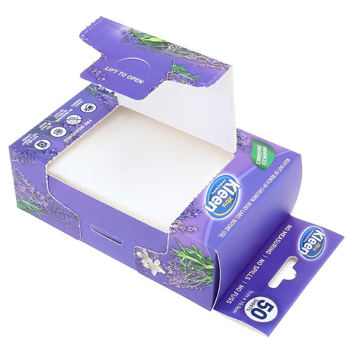 Laundry Bulk 50PK Detergent Sheets Dissolvable Pre-Measured - Lavender Fields Up to 50 Washes