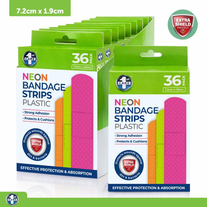 Neon Bandaids 36PK