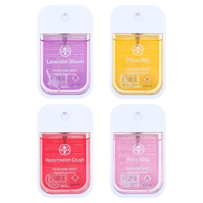 Hand Sanitiser Spray Perfume Single 40ml - Assorted Scents