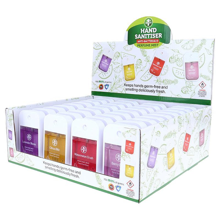 Hand Sanitiser Spray Perfume Single 40ml - Assorted Scents