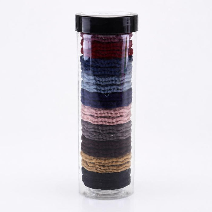 Hair Elastic Ties Metal Free 20pk In Tube