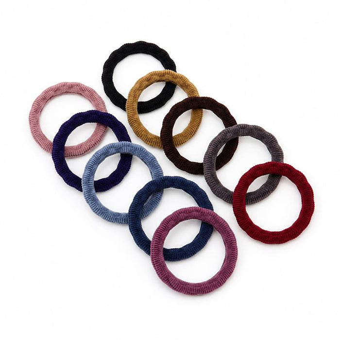 Hair Elastic Ties Metal Free 20pk In Tube