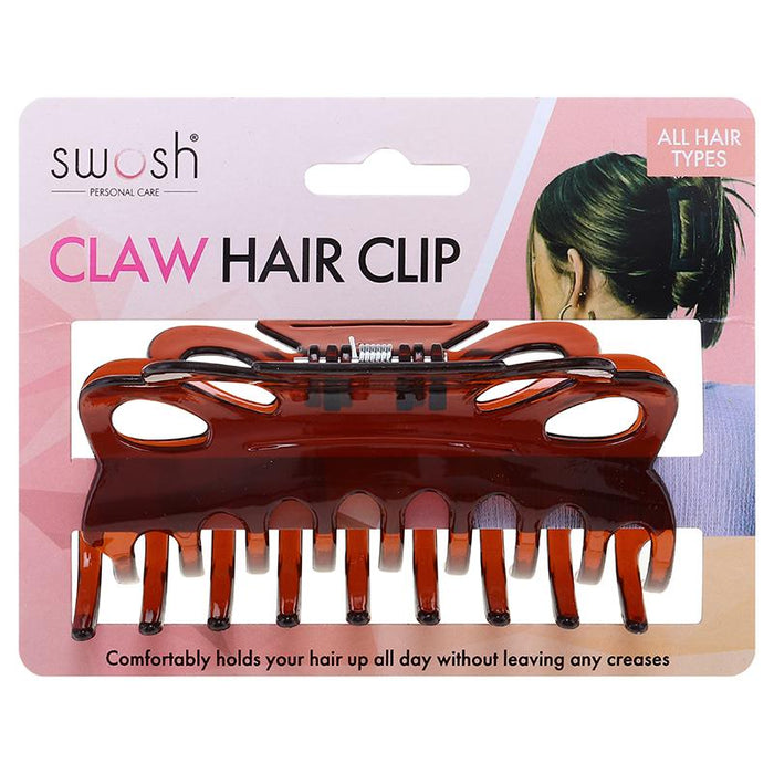 Hair Claw Clip - Brown