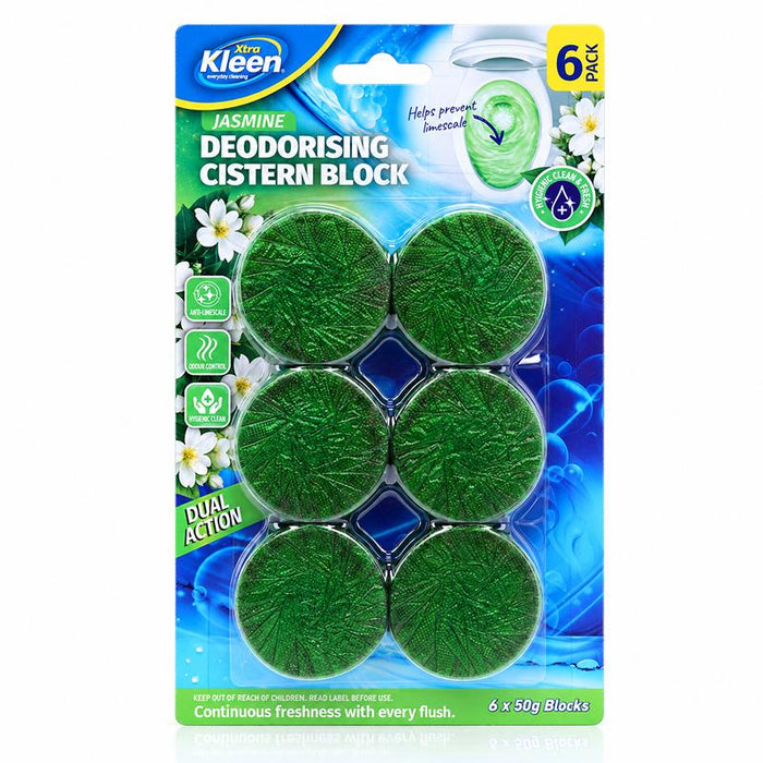 Toilet Deodorising Cistern Blocks 6PK – Jasmine