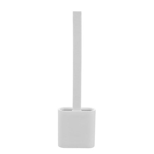 Wall Mount Toilet Brush Set With Silicone Bristles