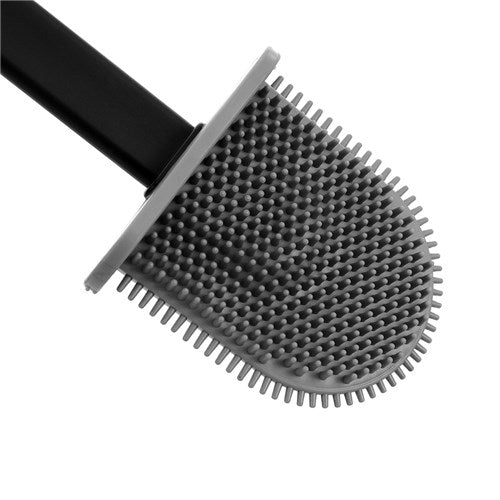 Wall Mount Toilet Brush Set With Silicone Bristles