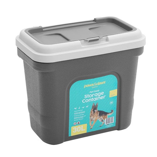Pet Dry Food Storer 30L With Scoop *** LOCAL DELIVERY ONLY *** No postage available