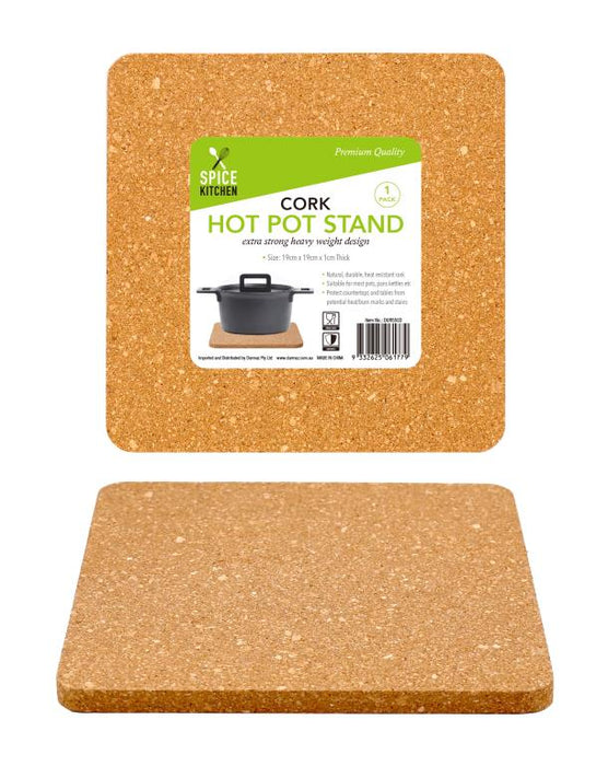 Cork Style Hot Pot Trivet Stand 19cm x 19cm