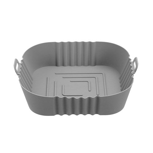 Silicone Air Fryer Tray 2Pk - Aqua & Grey