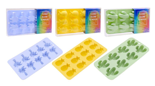 Tropical Flexible Silicone Ice Moulds