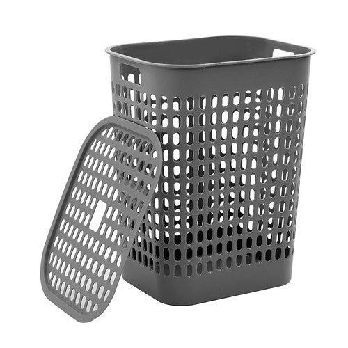 Laundry Large Hamper Lidded 58 Litre - Dark Grey *** LOCAL DELIVERY ONLY *** No postage available