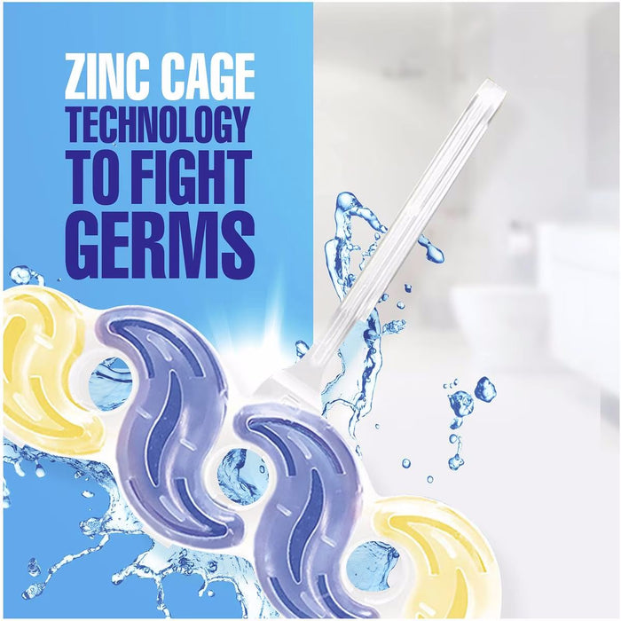 Harpic Hygiene Power Toilet Cleaner Zinc Cage Citrus 2PK