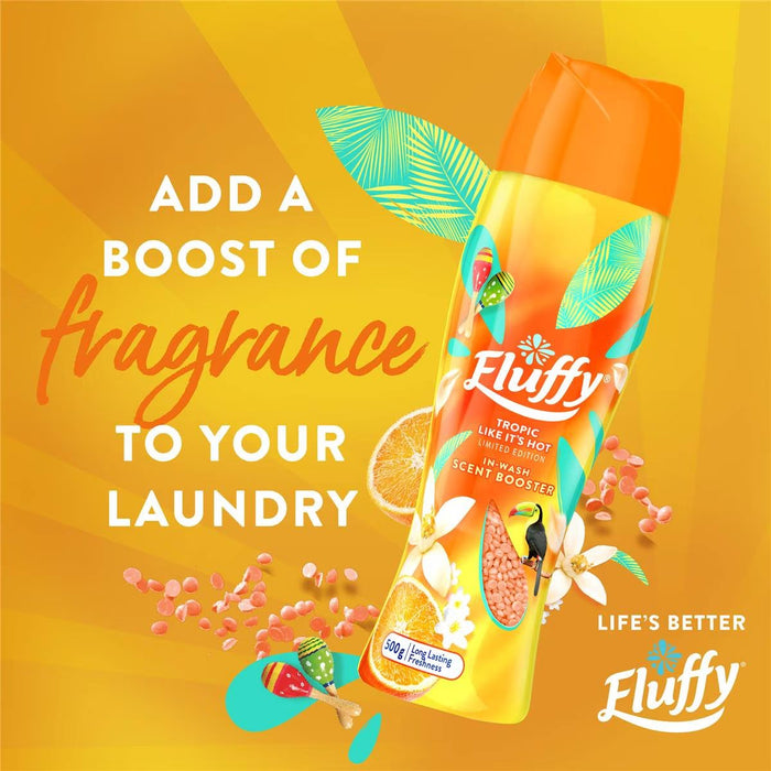 Fluffy In Wash Scent Booster Tropic Like It's Hot 500g