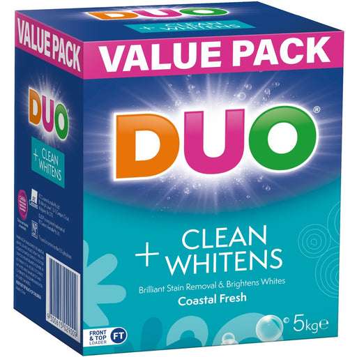 Duo 5kg Bulk Laundry Washing Powder - Coastal Fresh