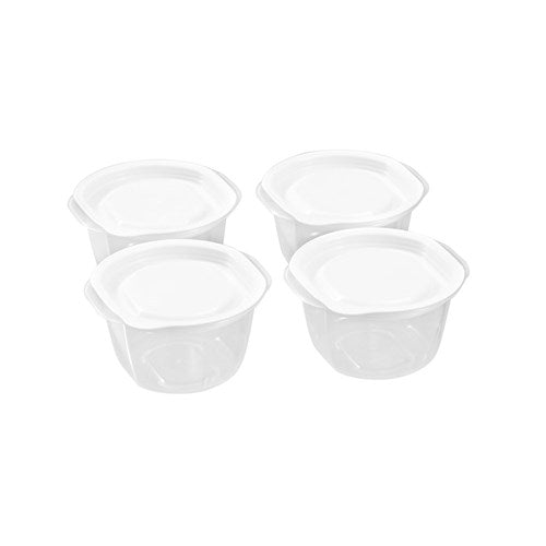 Reusable Containers Round 4 Pack 280mls