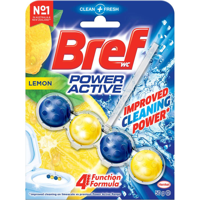 Bref Power Active Juicy Lemon Toilet Cage Cleaner