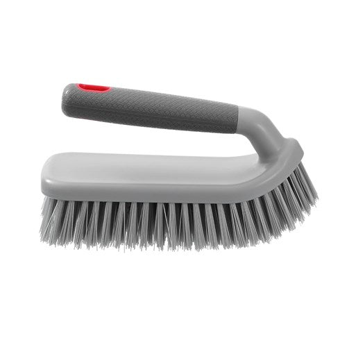 Prime Handled Hard Bristle Scrubbing Brush Soft Grip Large