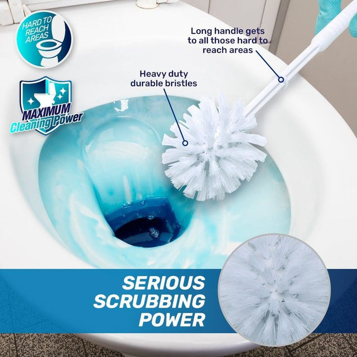 Toilet Brush Set White