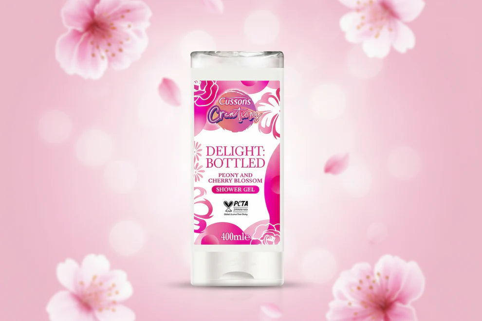 Cussons Creations Delight Peony & Cherry Blossom Shower Gel 400ml