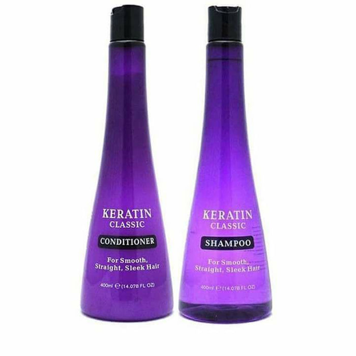 Matching Keratin Smoothing Shampoo + Conditioner Set