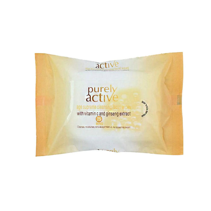Purely Active Age Defying Facial Wipes 25PK