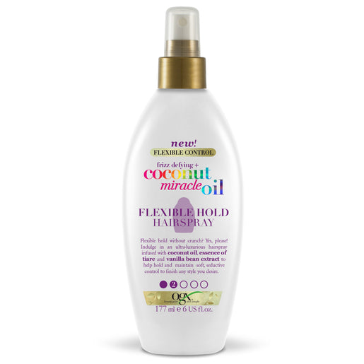 OGX Defrizz + Coconut Miracle Oil Flexible Hold Hairspray 177 ml