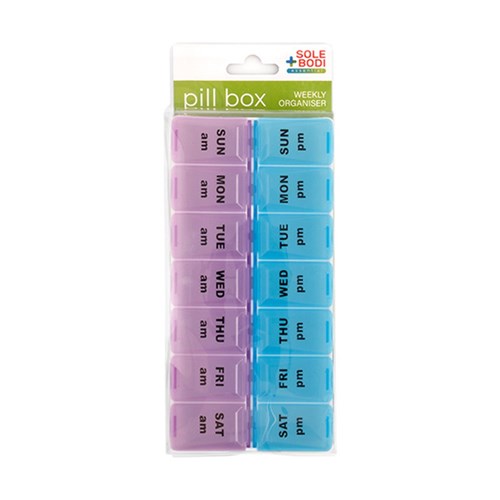 Pill Box Weekly Organiser