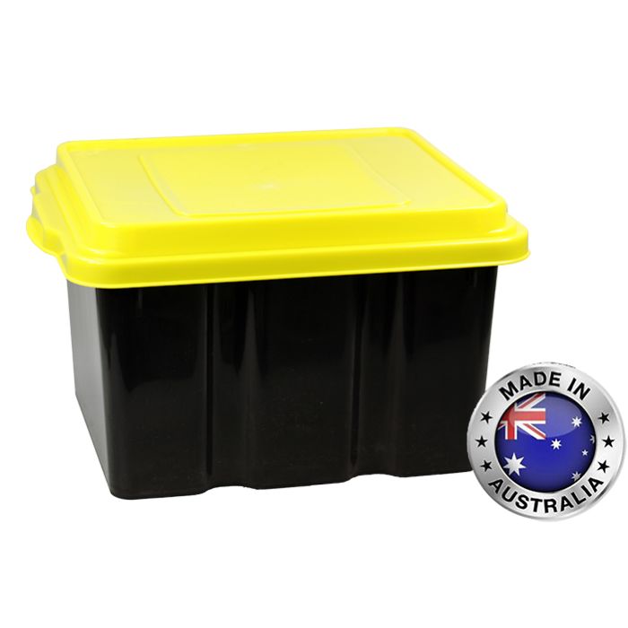 Heavy Duty 32 Litre Plastic Storage Tub With Lid *** LOCAL DELIVERY ONLY *** No postage available