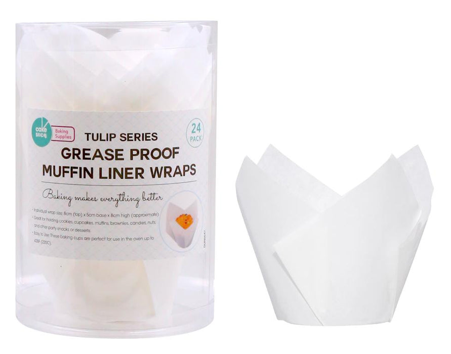 Tulip Grease Proof Muffin Liners 24PK