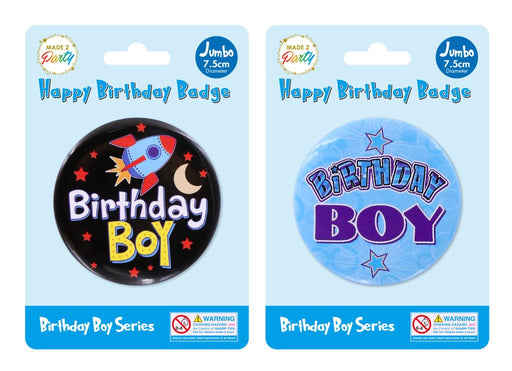 Happy Birthday Badge - Boy Series