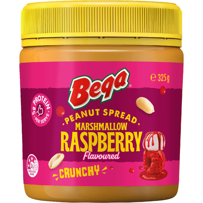 Bega Raspberry Marshmallow Peanut Spread 325g