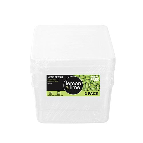 Keep Fresh Food Containers 2Pk 900mls