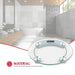 Bathroom Digital Scale Round Glass 33cm