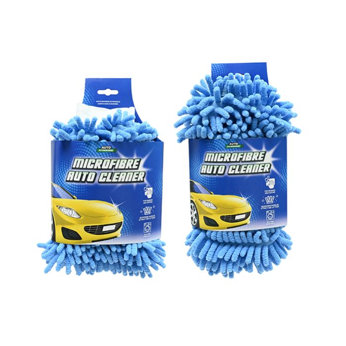 Car Sponge Microfibre Noodle Mitt