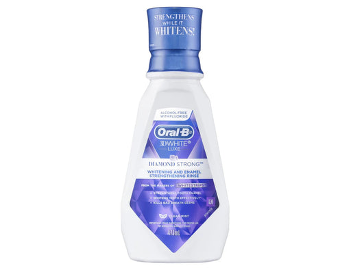 Oral-B 3D White Luxe Whitening Mouthwash 473ml