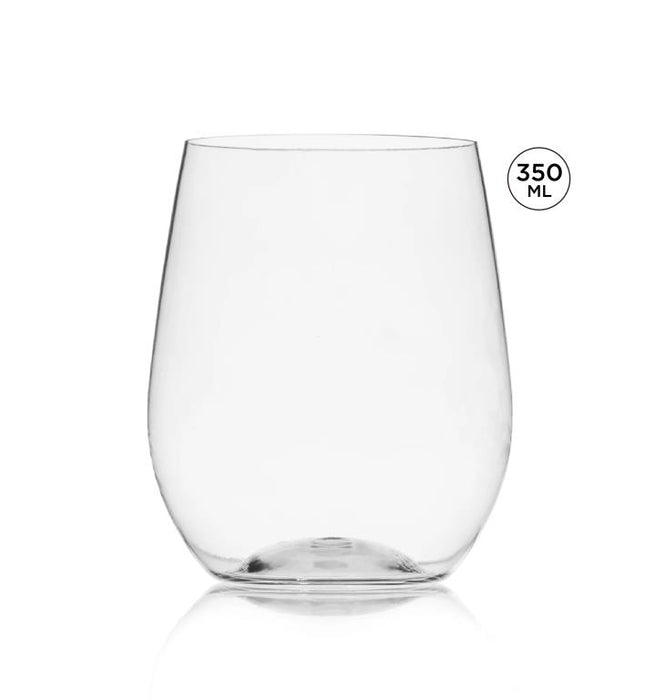Stemless Wine Glass Acrylic 350ml