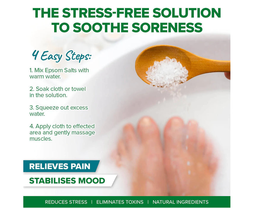 Epsom Salts 1kg Tub - Lavender