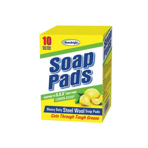 Steel Wool Scrub Soap Pads - Lemon Scent