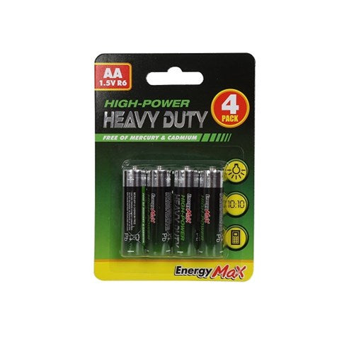 Batteries Heavy Duty AA 4PK