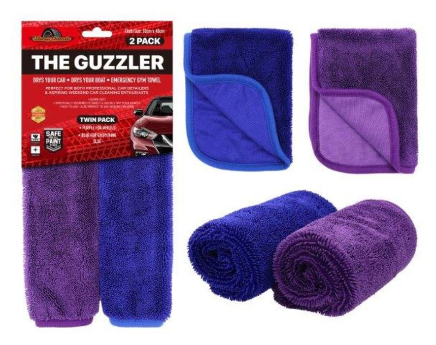 The Guzzler Twin Pack Super Absorbant Drying Towels