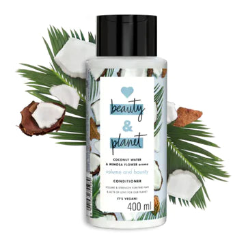 Beauty & Planet with Coconut Water & Mimosa Flower Paraben Free Volume and Bounty Conditioner - 400ml