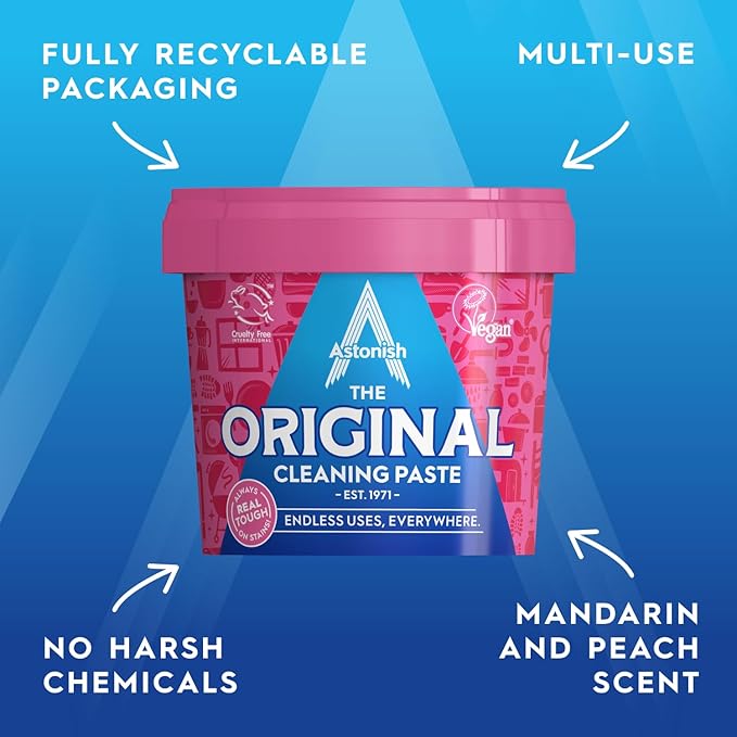 Astonish The Original Cleaning Paste Mandarin & Peaches Scent 500g