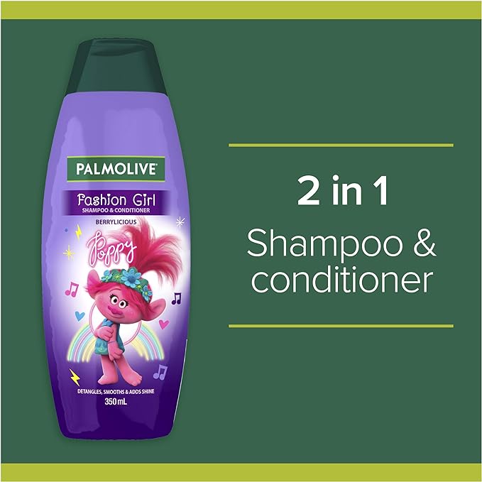 Palmolive Kids Fashion Girl 2 in 1 Hair Shampoo and Conditioner